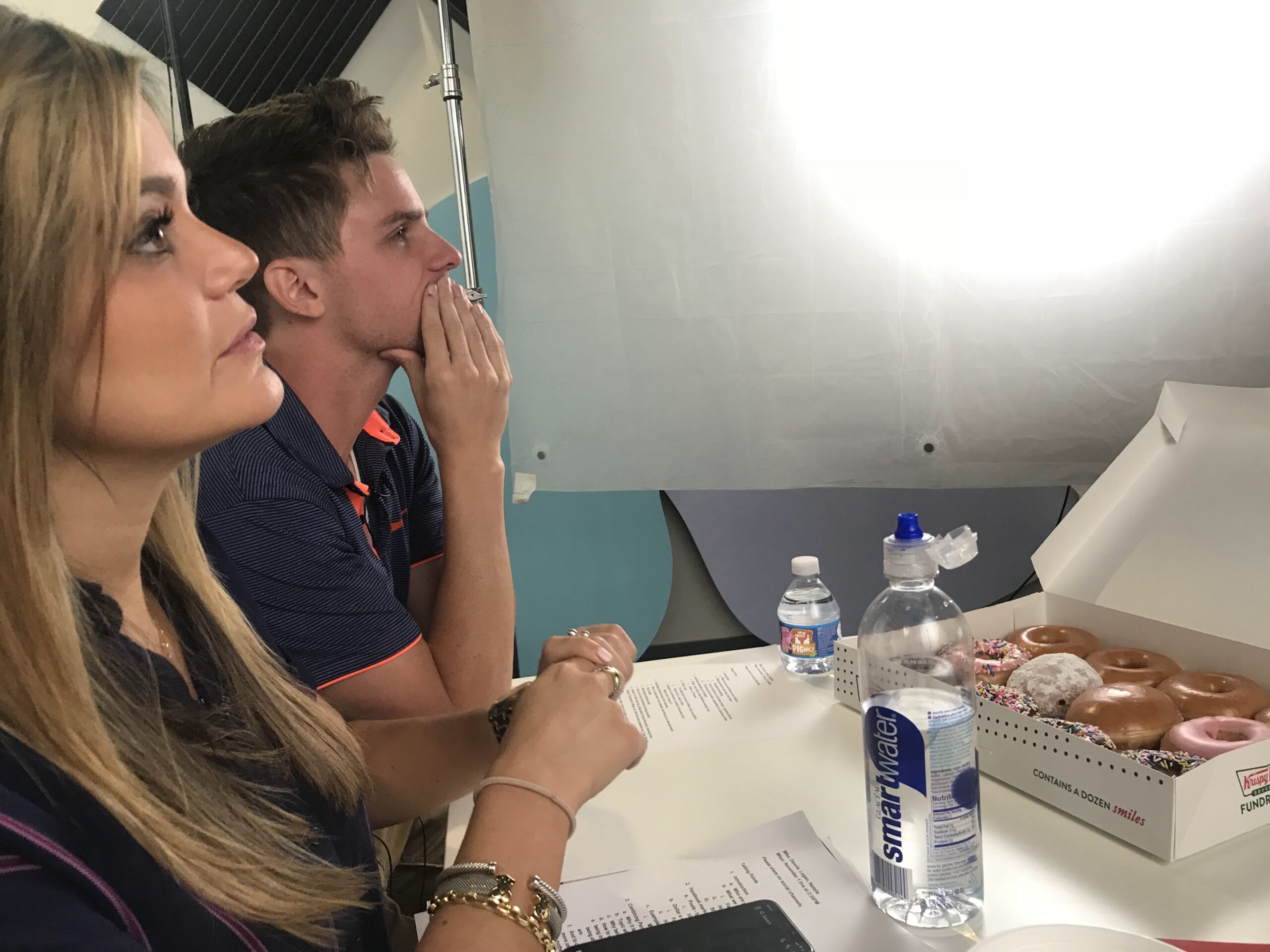 Listening on set